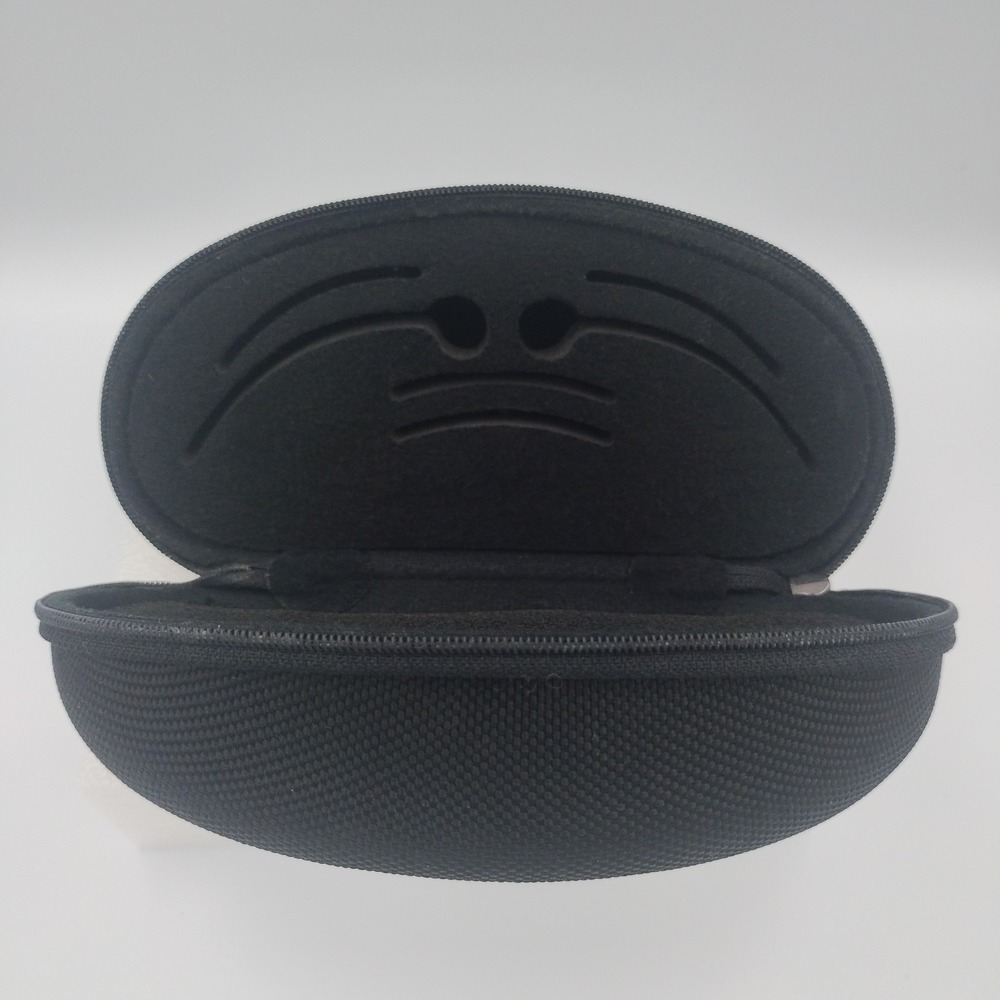 Oakley Sport Sunglasses Case Black Zippered Soft Vault Foam Lens Slots Fits Flak - Picture 1 of 6